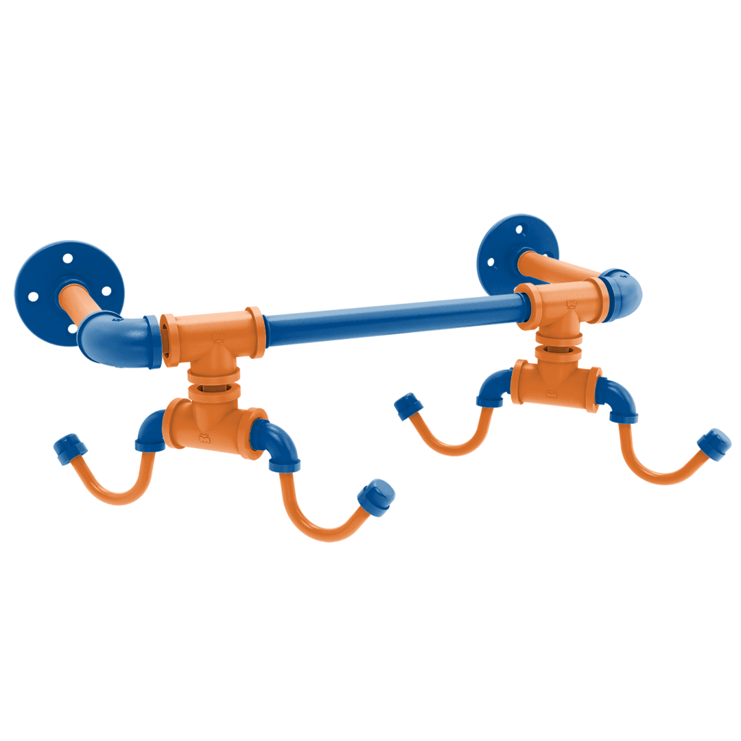 Slapshot Collection Wall Mounted 4 Coffee Mug Rack New York Long Island Edition