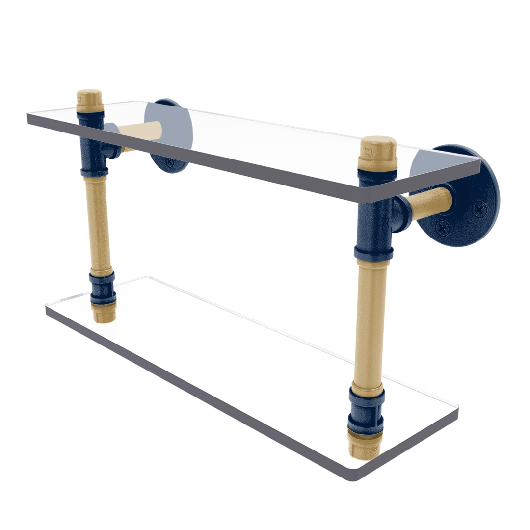 Slapshot Collection Double Glass Shelf Florida Edition