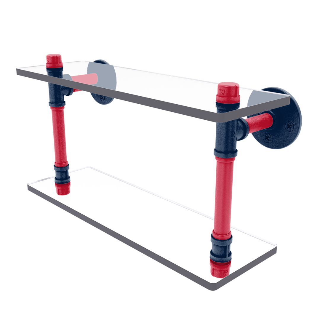 Slapshot Collection Double Glass Shelf Washington Edition