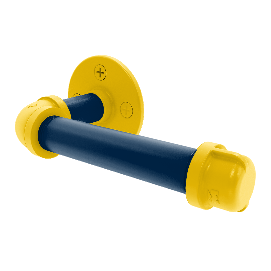 Collection European Style Toilet Tissue Holder Great Lakes Maize and Blue Edition P-100-ETP