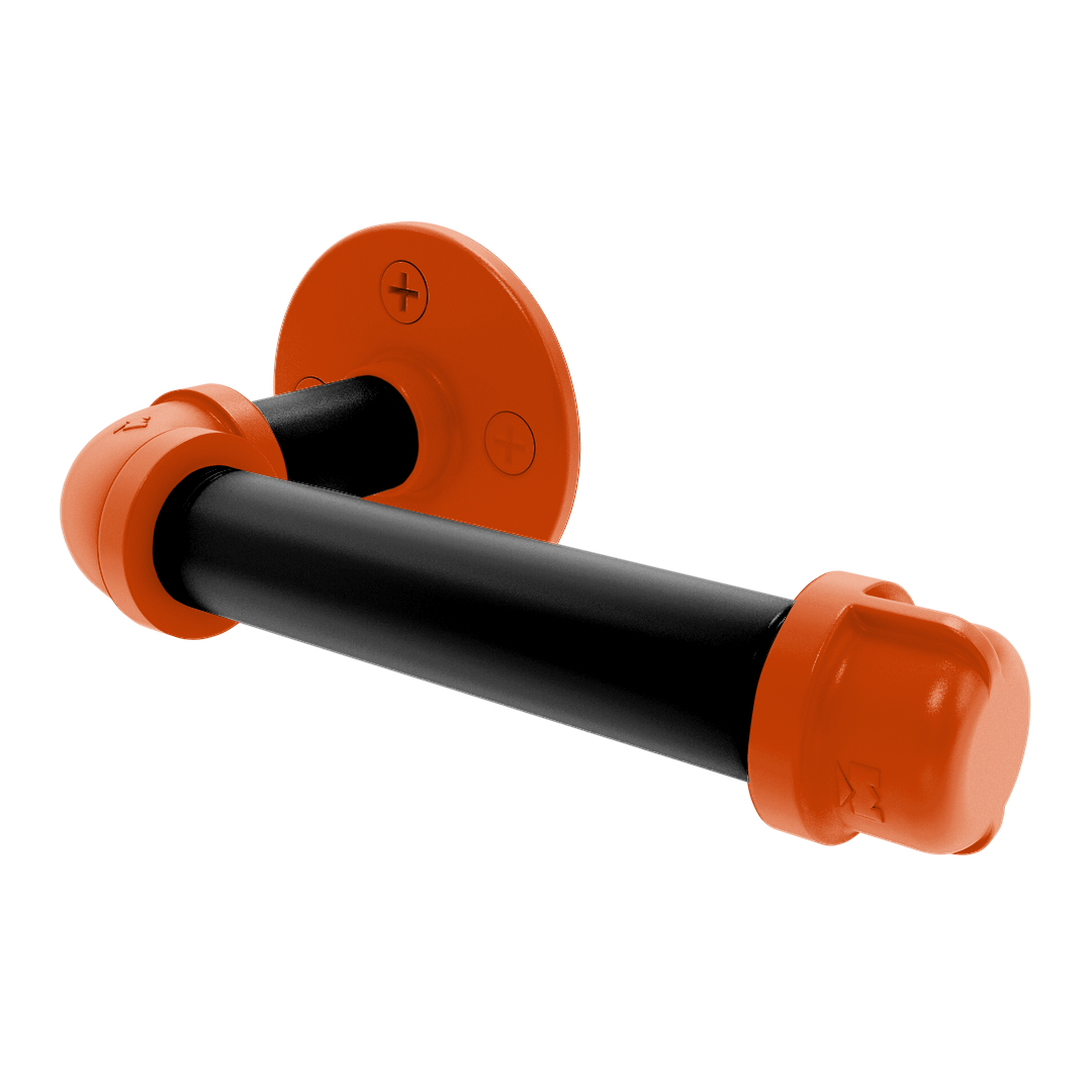 Collection European Style Toilet Tissue Holder Corvallis Orange and Black EditionP-100-ETP