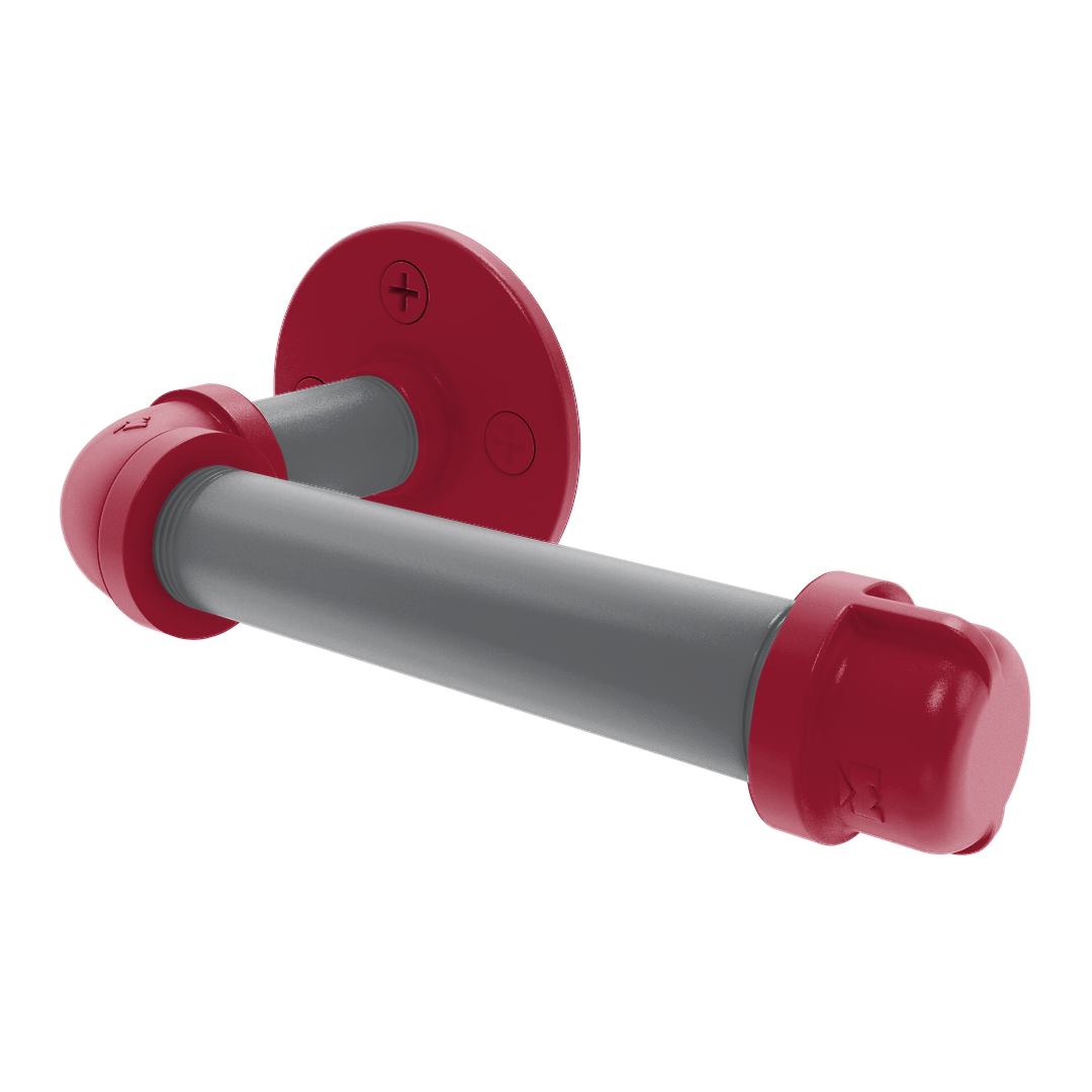 Collection European Style Toilet Tissue Holder Pullman Crimson and Gray Edition P-100-ETP
