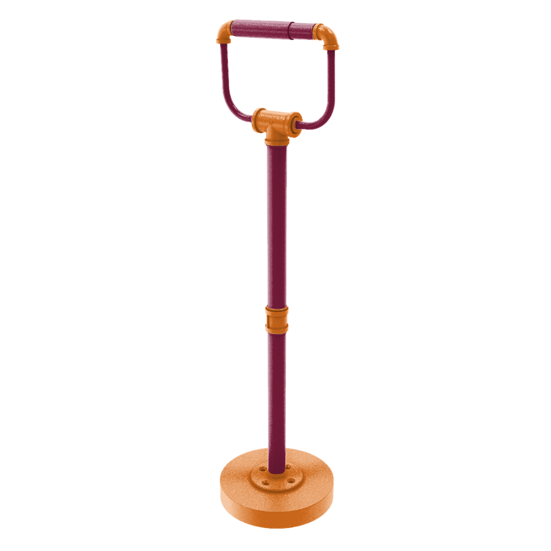 Collegiate Collection Freestanding Toilet Tissue Stand Blacksburg Game Day Edition