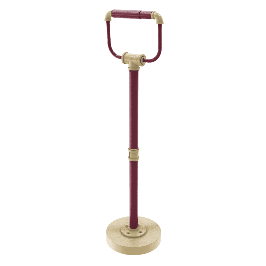 Collegiate Collection Freestanding Toilet Tissue Stand Tallahassee Garnet and Gold Edition