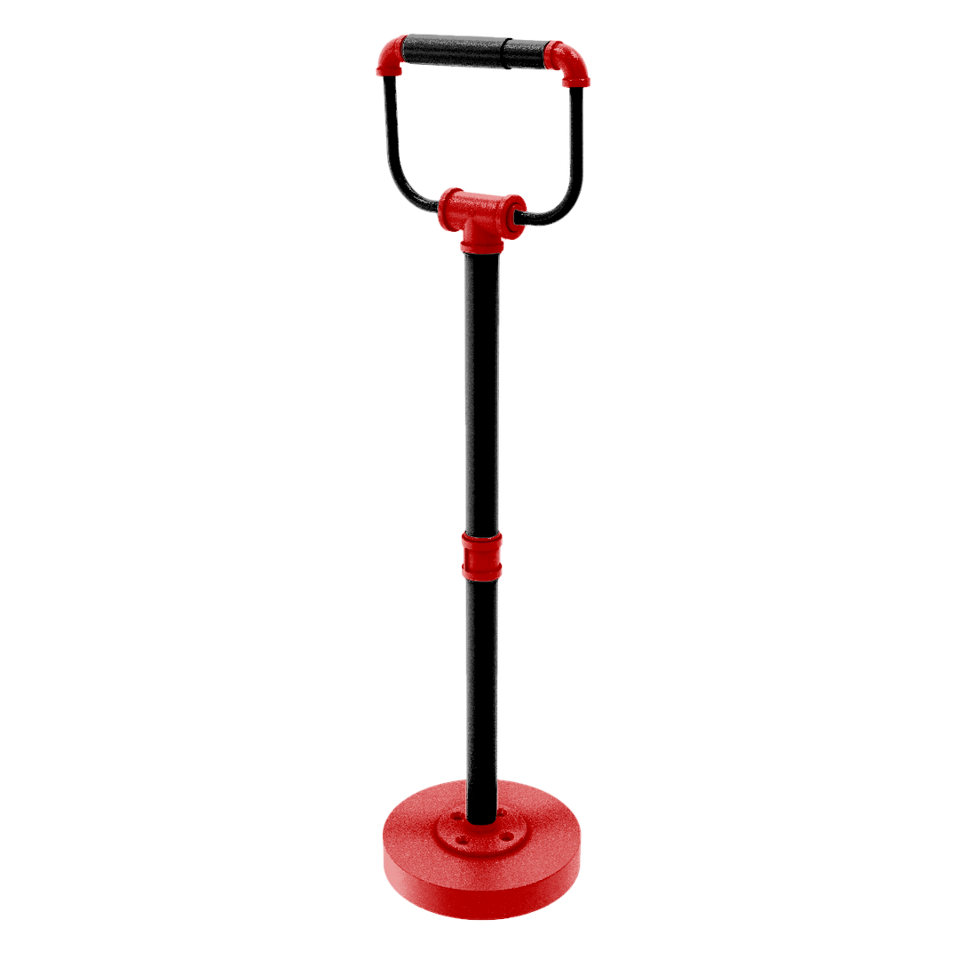 Collegiate Collection Freestanding Toilet Tissue Stand Lubbock Red and Black Edition