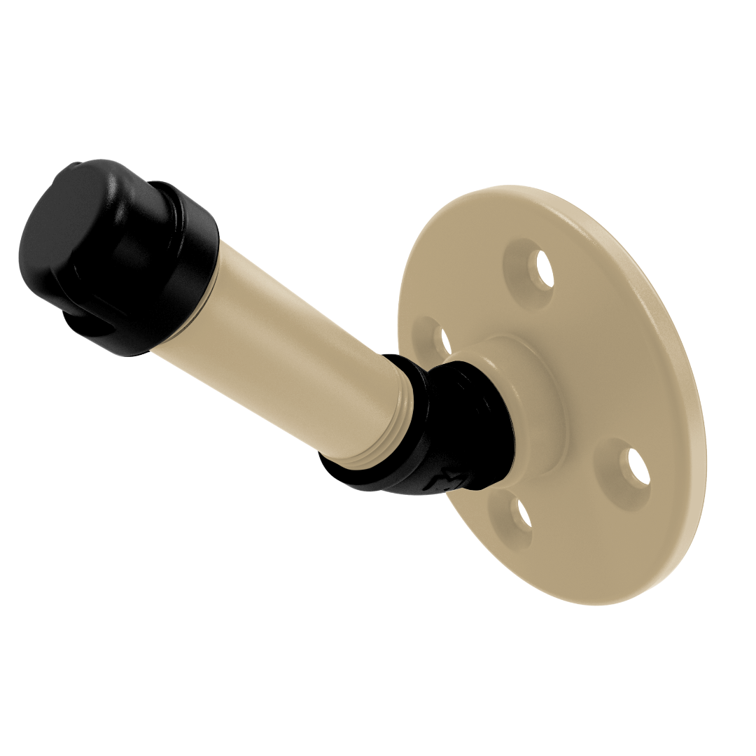 Collegiate Collection Single Robe Hook West Lafayette Black and Gold Edition