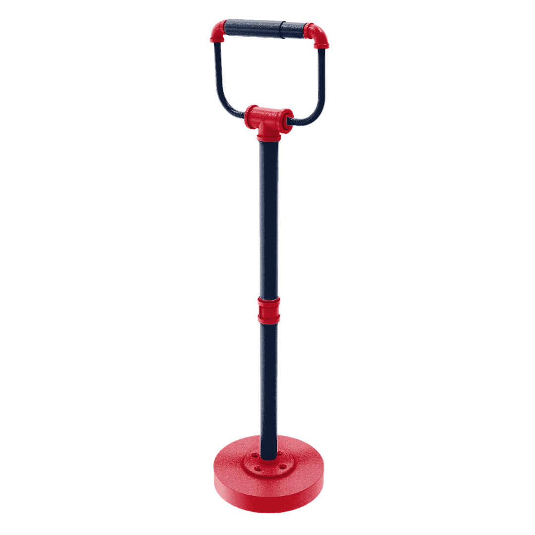 Collegiate Collection Freestanding Toilet Tissue Stand Oxford Red and Navy Edition