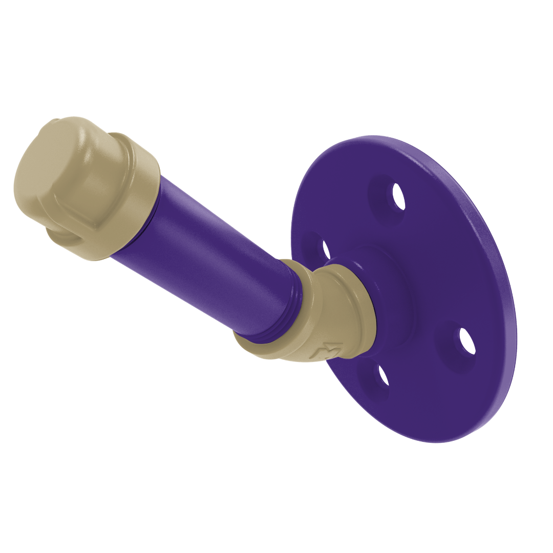 Collegiate Collection Single Robe Hook Seattle Purple and Gold Edition