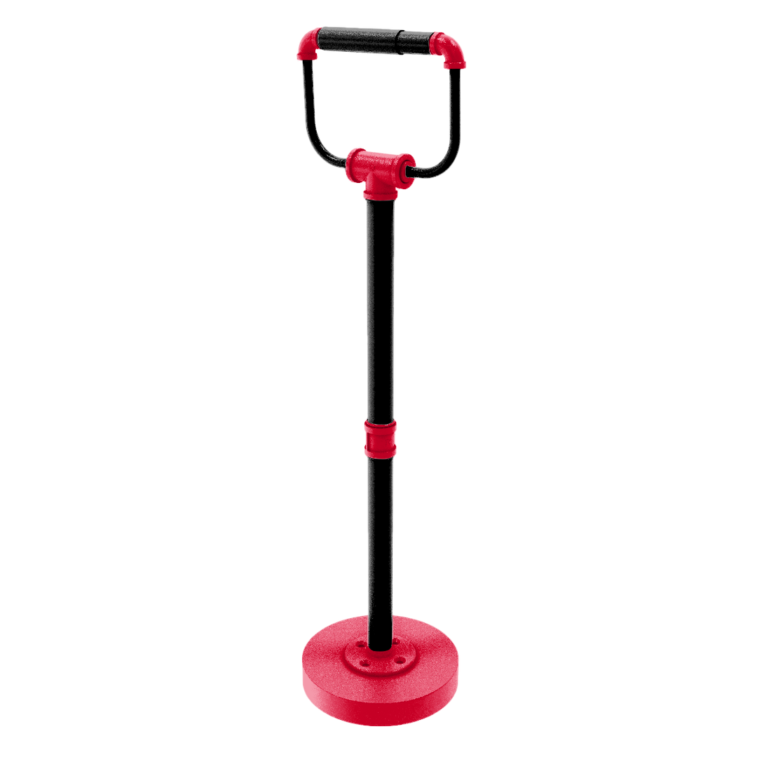 Collegiate Collection Freestanding Toilet Tissue Stand Cincy Red and Black Edition