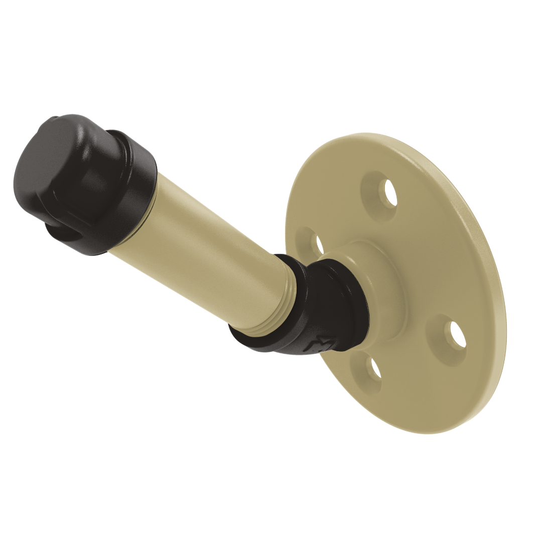 Collegiate Collection Single Robe Hook Boulder Black and Gold Edition