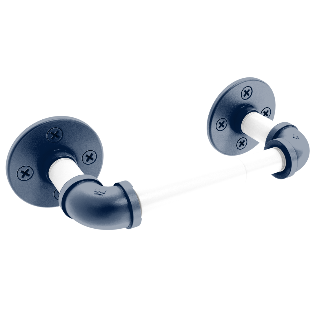 Collegiate Collection 2 Post Toilet Paper Holder Keystone State Blue and White Edition