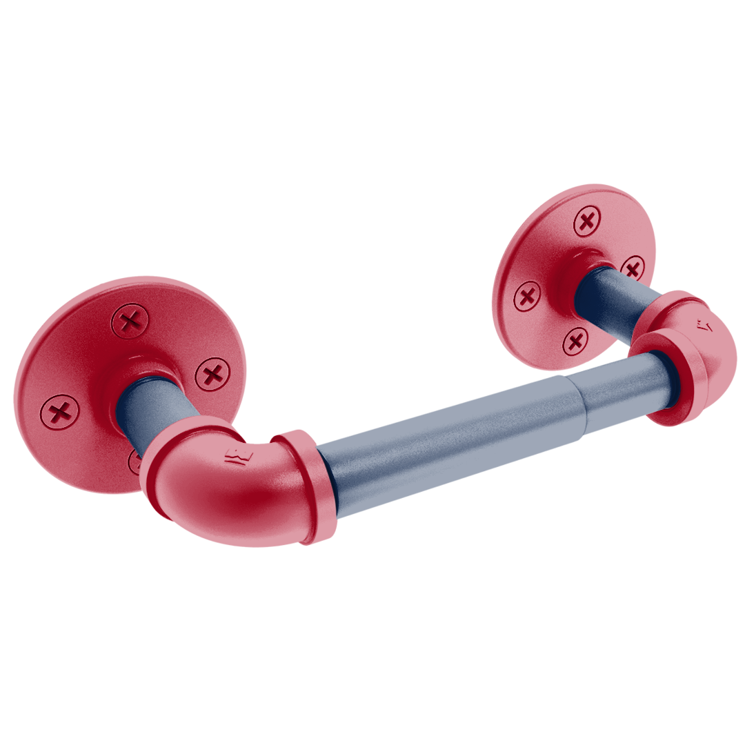 Collegiate Collection 2 Post Toilet Paper Holder Tucson Red and Blue Edition