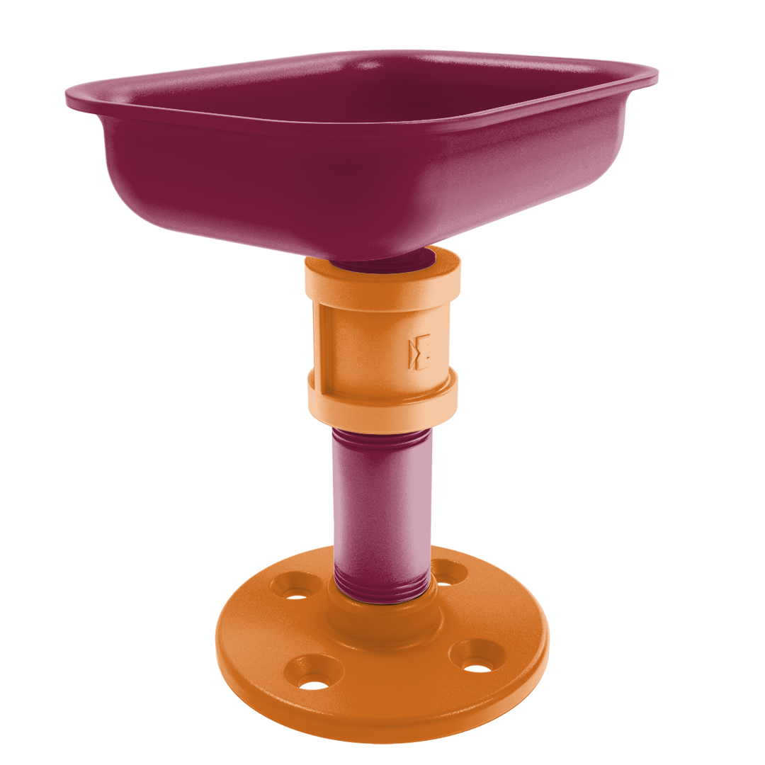 Collegiate Collection Vanity Top Soap Dish Blacksburg Game Day Edition