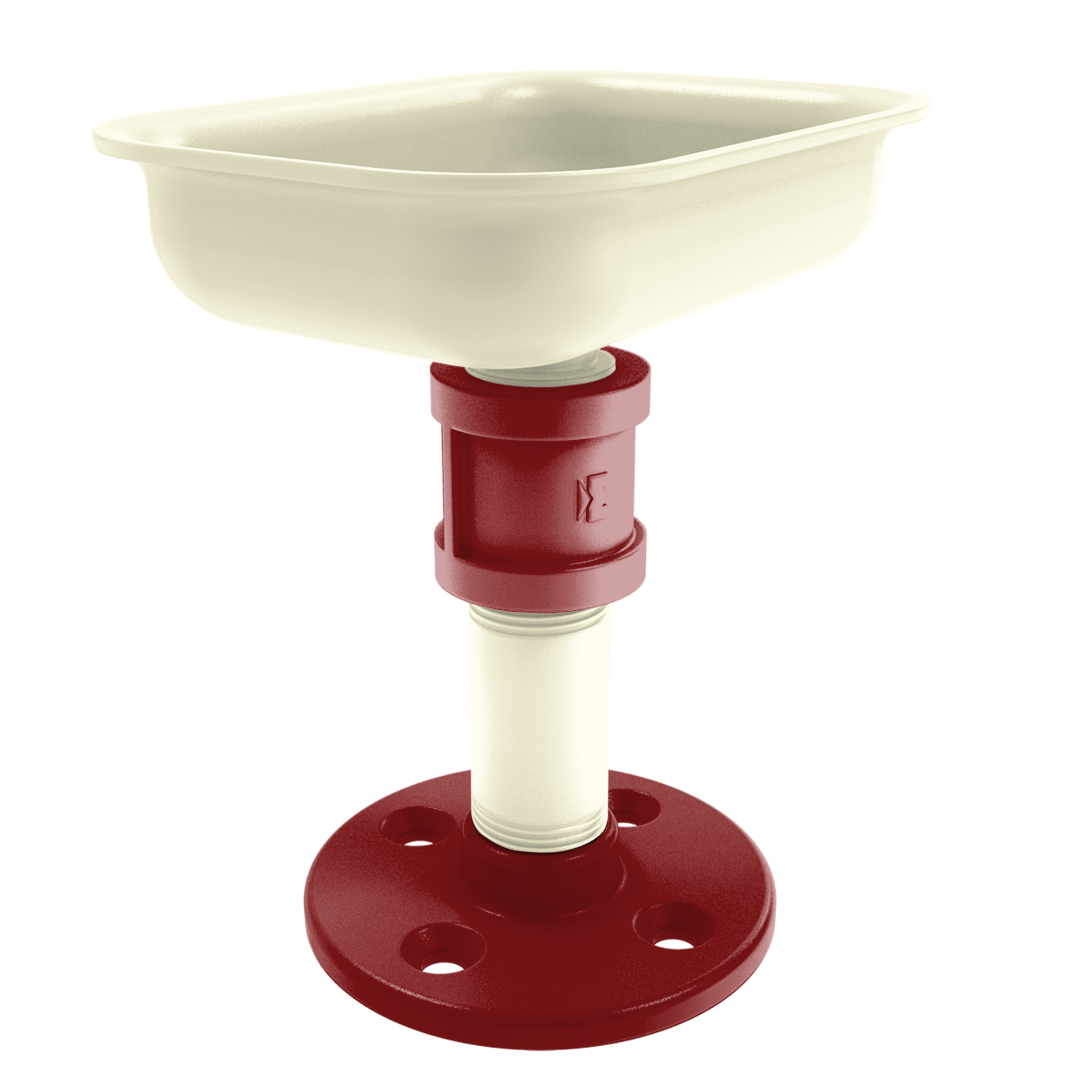 Collegiate Collection Vanity Top Soap Dish Norman Crimson and Cream Edition