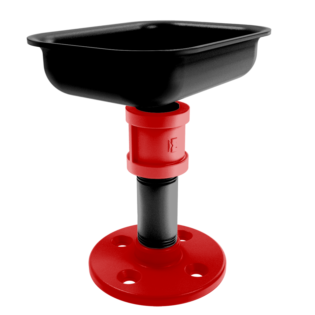 Collegiate Collection Vanity Top Soap Dish Lubbock Red and Black Edition
