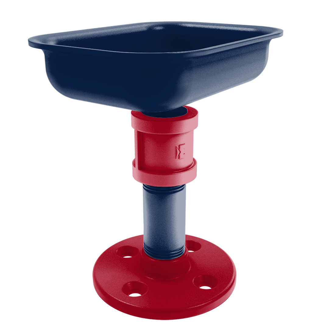 Collegiate Collection Vanity Top Soap Dish Tucson Red and Blue Edition