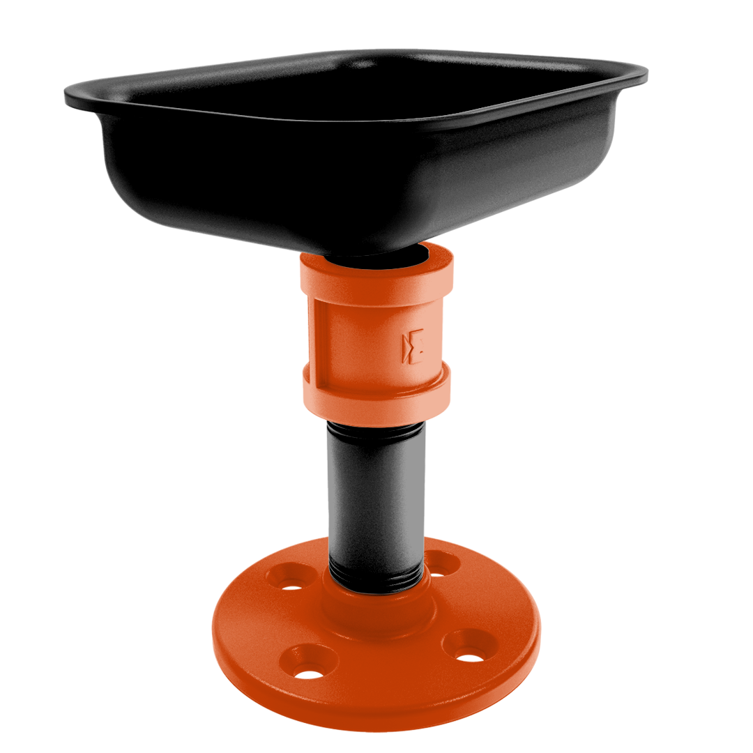 Collegiate Collection Vanity Top Soap Dish Corvallis Orange and Black Edition