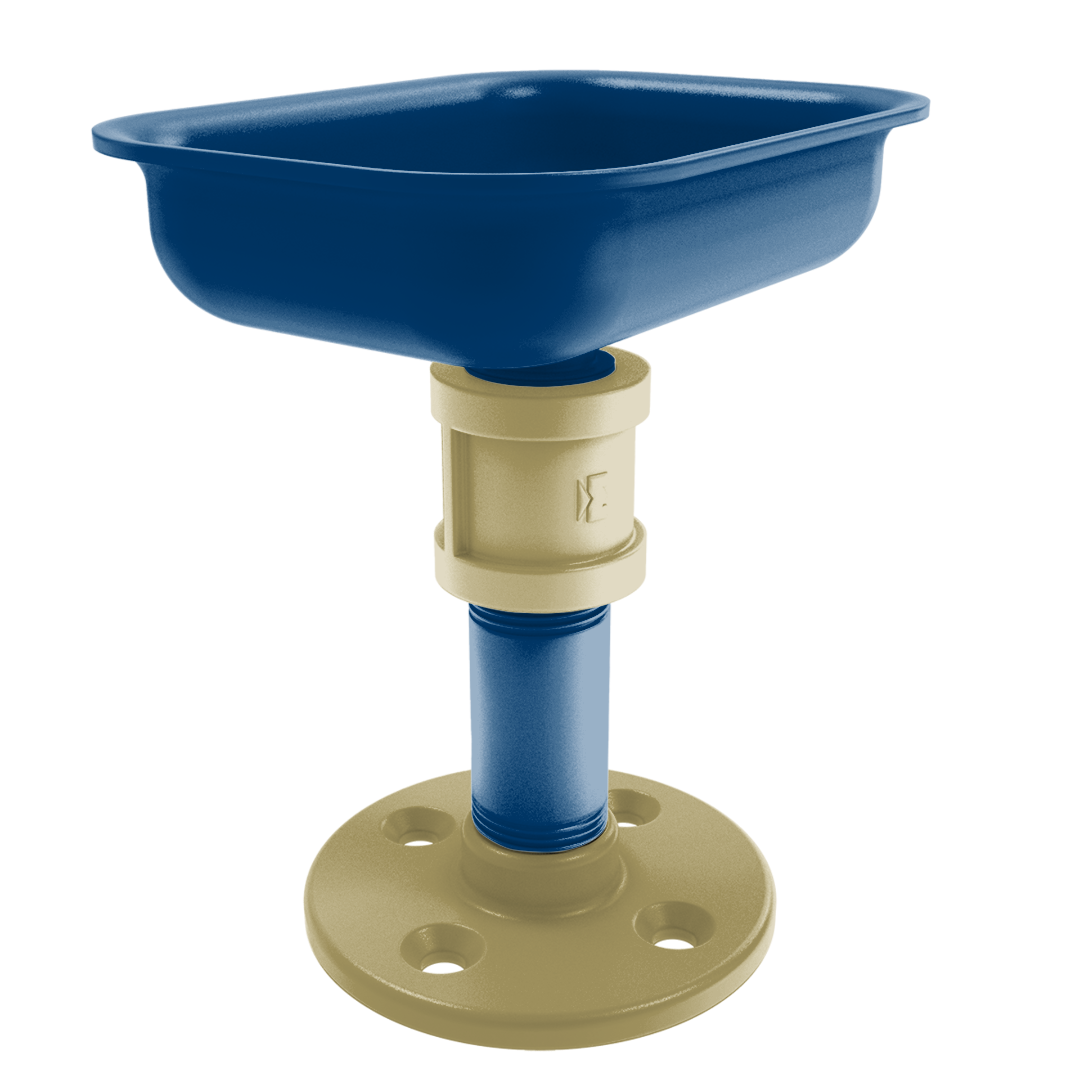 Collegiate Collection Vanity Top Soap Dish Atlanta Gold and White Edition