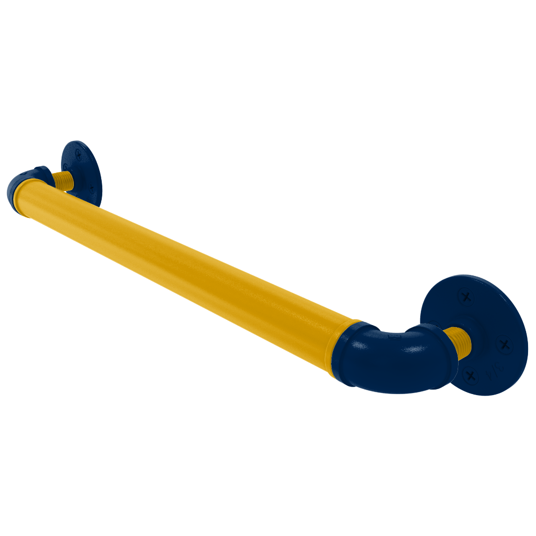 Collegiate Collection Grab Bar Mountaineer State Blue and Gold Edition