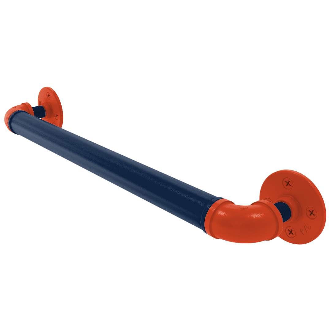 Collegiate Collection Grab Bar Champaign Orange and Blue Edition