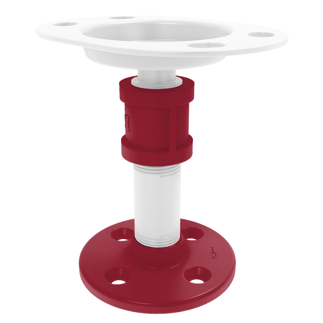 Collegiate Collection Vanity Top Toothbrush Holder Fayetteville Red and White Edition