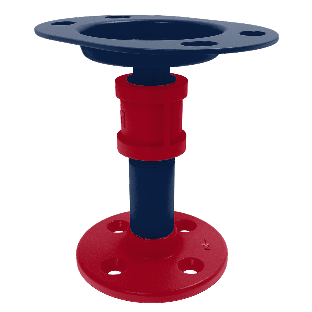 Collegiate Collection Vanity Top Toothbrush Holder Tucson Red and Blue Edition