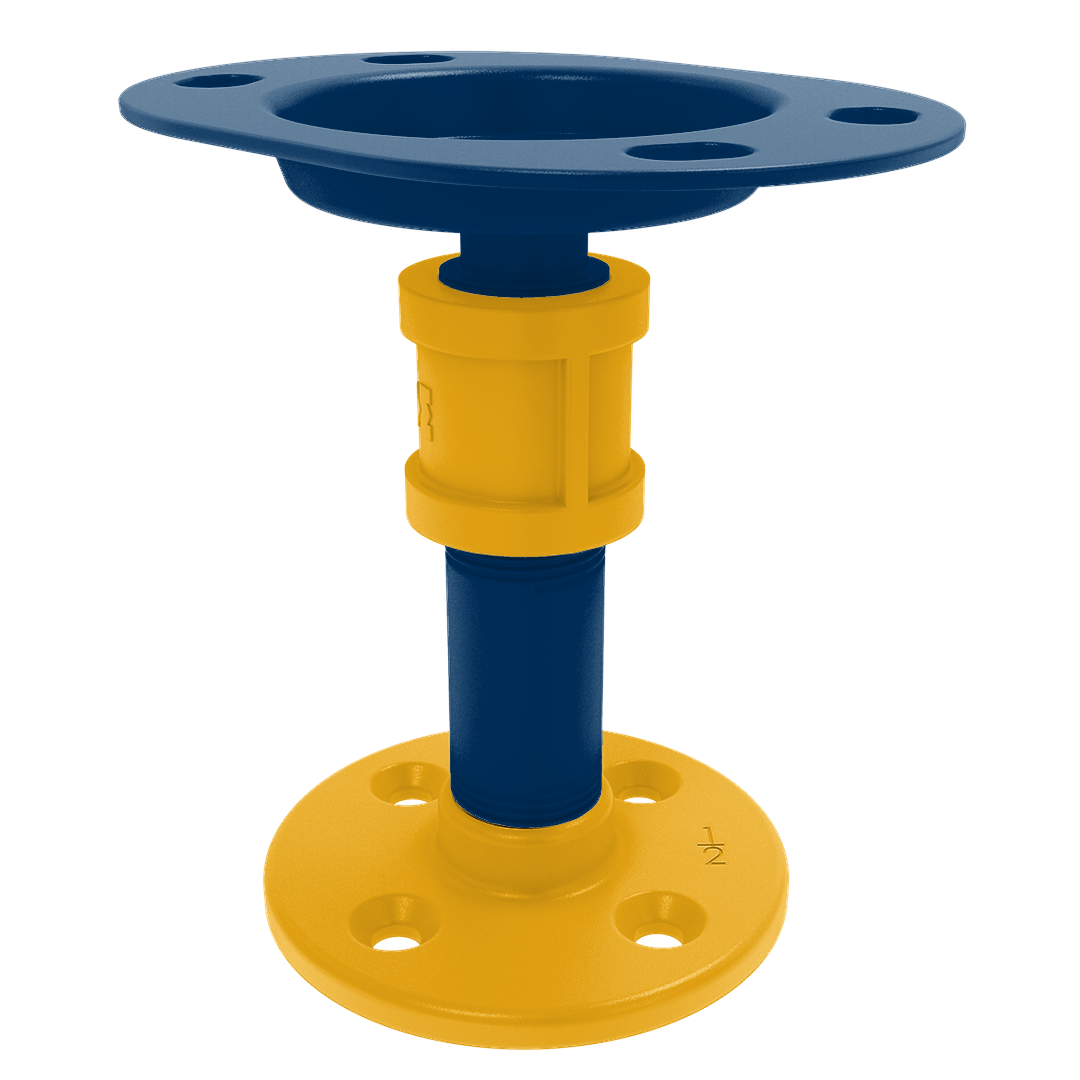 Collegiate Collection Vanity Top Toothbrush Holder Bay Area Blue and Gold Edition