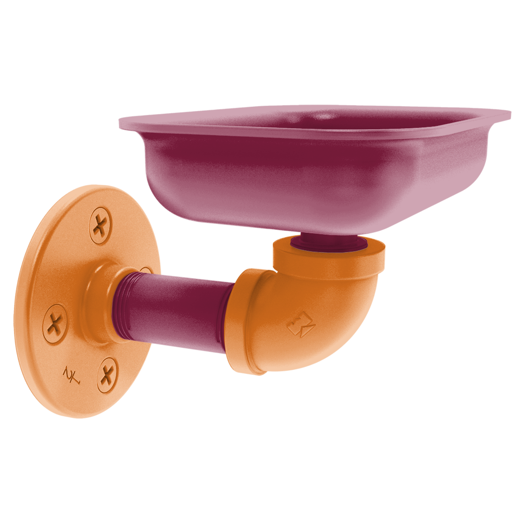 Collegiate Collection Wall Mounted Soap Dish Blacksburg Game Day Edition