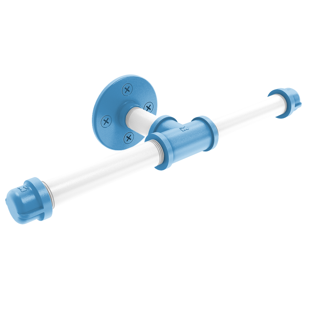 Collegiate Collection Double Roll Toilet Paper Holder Chapel Hill Game Day Edition