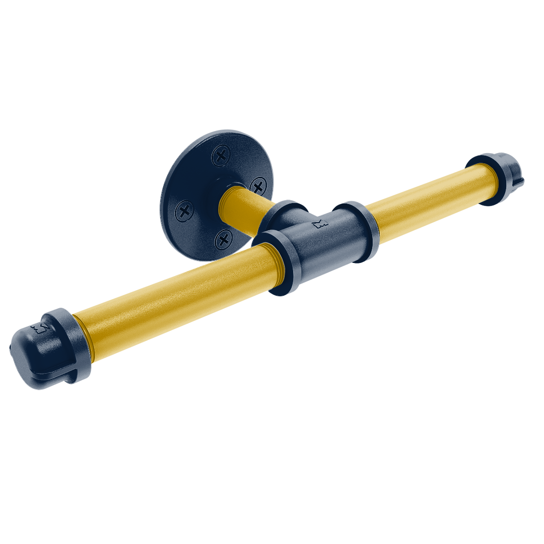 Collegiate Collection Double Roll Toilet Paper Holder South Bend Game Day Edition