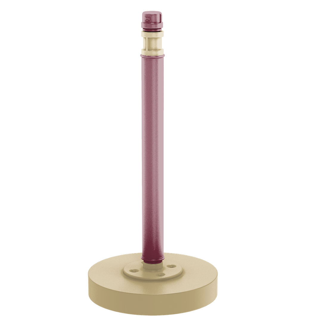 Collegiate Collection Countertop Paper Towel Stand Tallahassee Garnet and Gold Edition