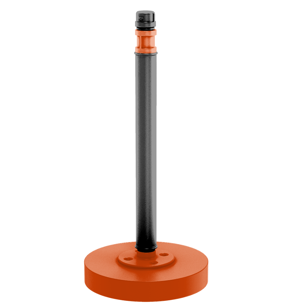 Collegiate Collection Countertop Paper Towel Stand Corvallis Orange and Black Edition