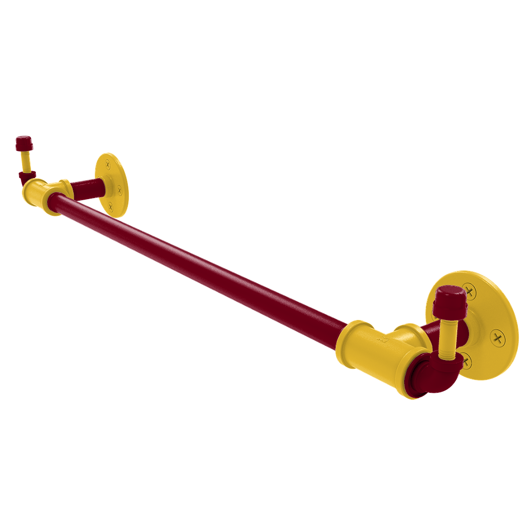 Collegiate Collection Towel Bar with Integrated Hooks Twin Cities Maroon and Gold Edition
