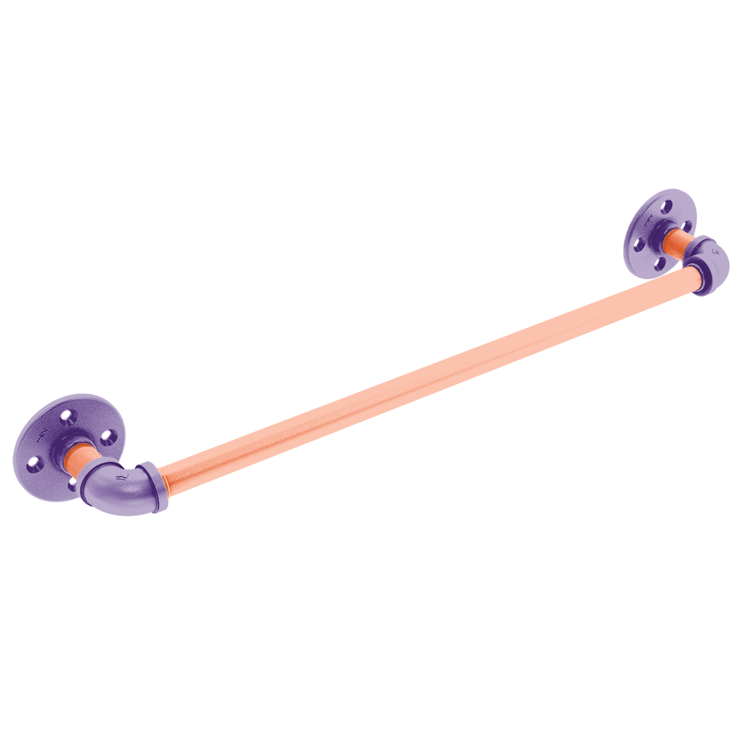 Collegiate Collection Towel Bar Foothills Orange and Purple Edition