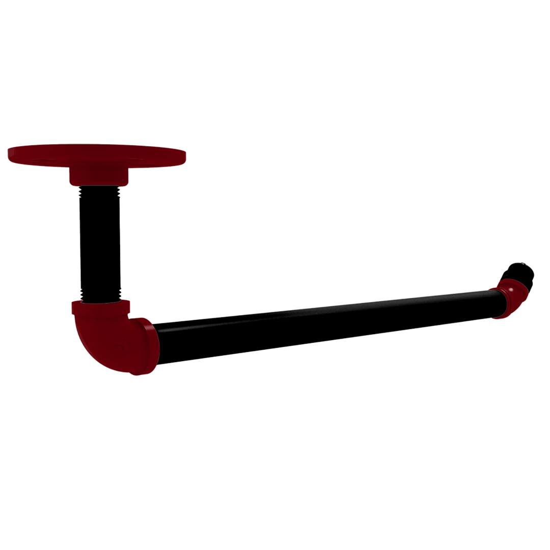 Collegiate Collection Under Cabinet Paper Towel Holder Columbia Garnet and Black Edition