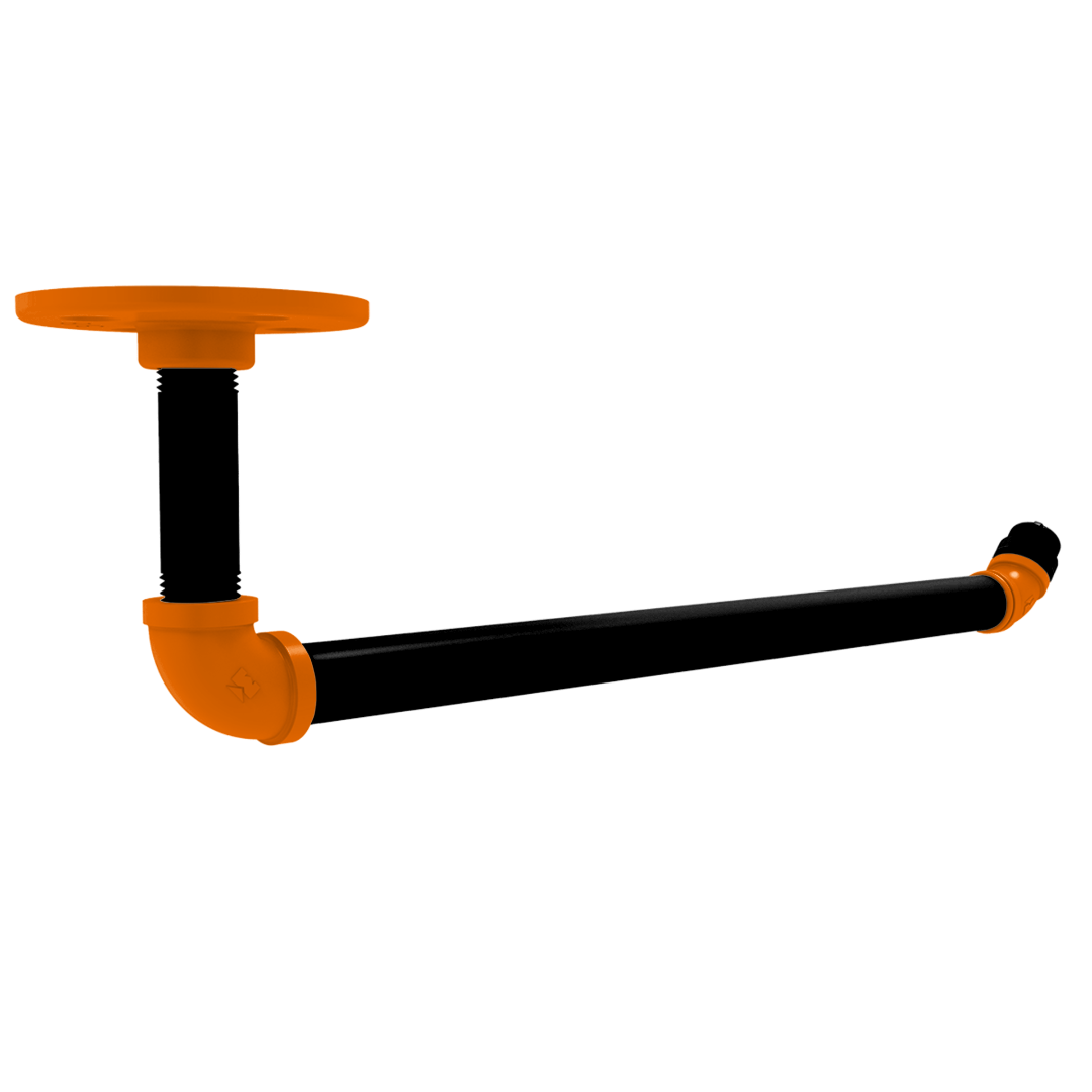 Collegiate Collection Under Cabinet Paper Towel Holder Stillwater Orange and Black Edition