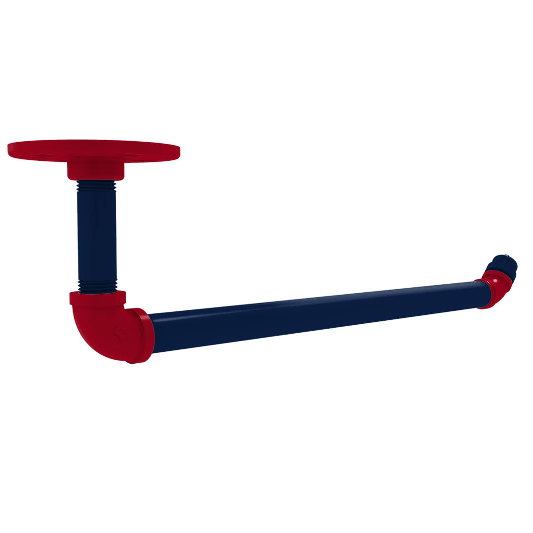 Collegiate Collection Under Cabinet Paper Towel Holder Tucson Red and Blue Edition