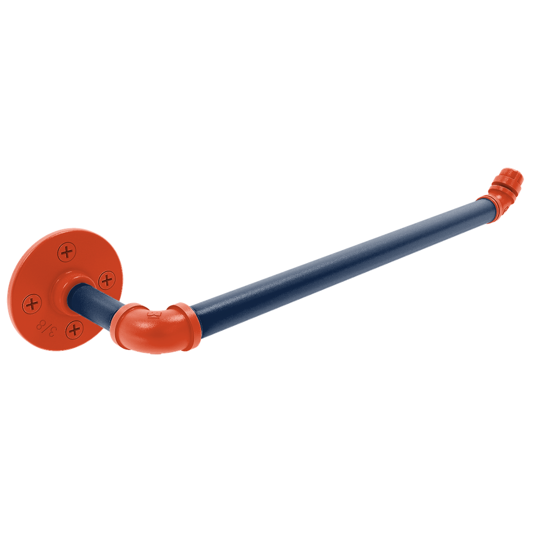 Collegiate Collection Wall Mounted Paper Towel Holder Champaign Orange and Blue Edition