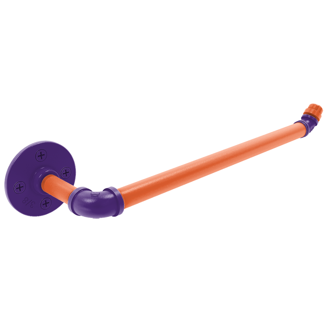 Collegiate Collection Wall Mounted Paper Towel Holder Foothills Orange and Purple Edition