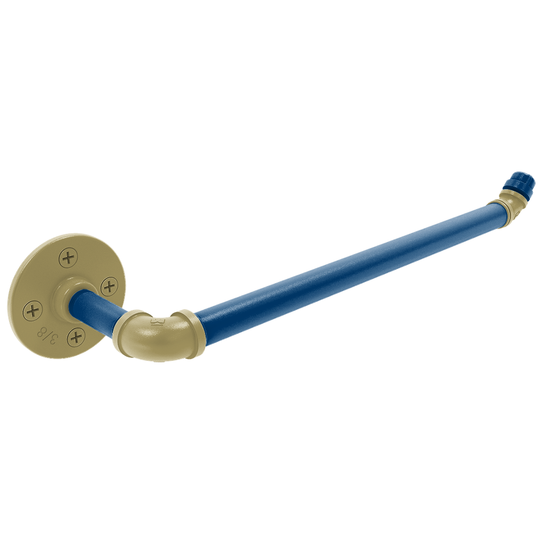 Collegiate Collection Wall Mounted Paper Towel Holder Atlanta Gold and White Edition