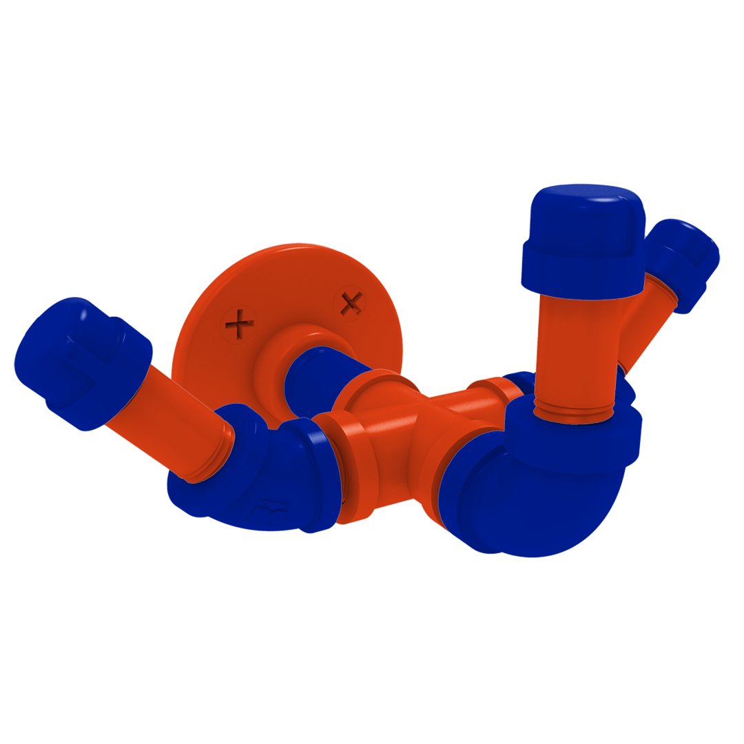 Collegiate Collection Triple Hook Swamp Blue and Orange Edition