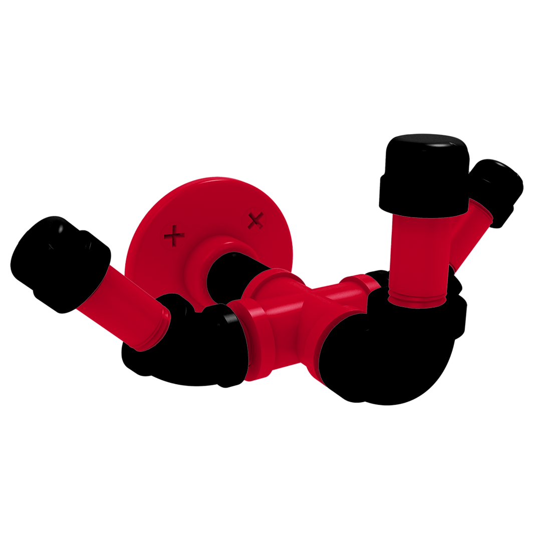 Collegiate Collection Triple Hook Cincy Red and Black Edition