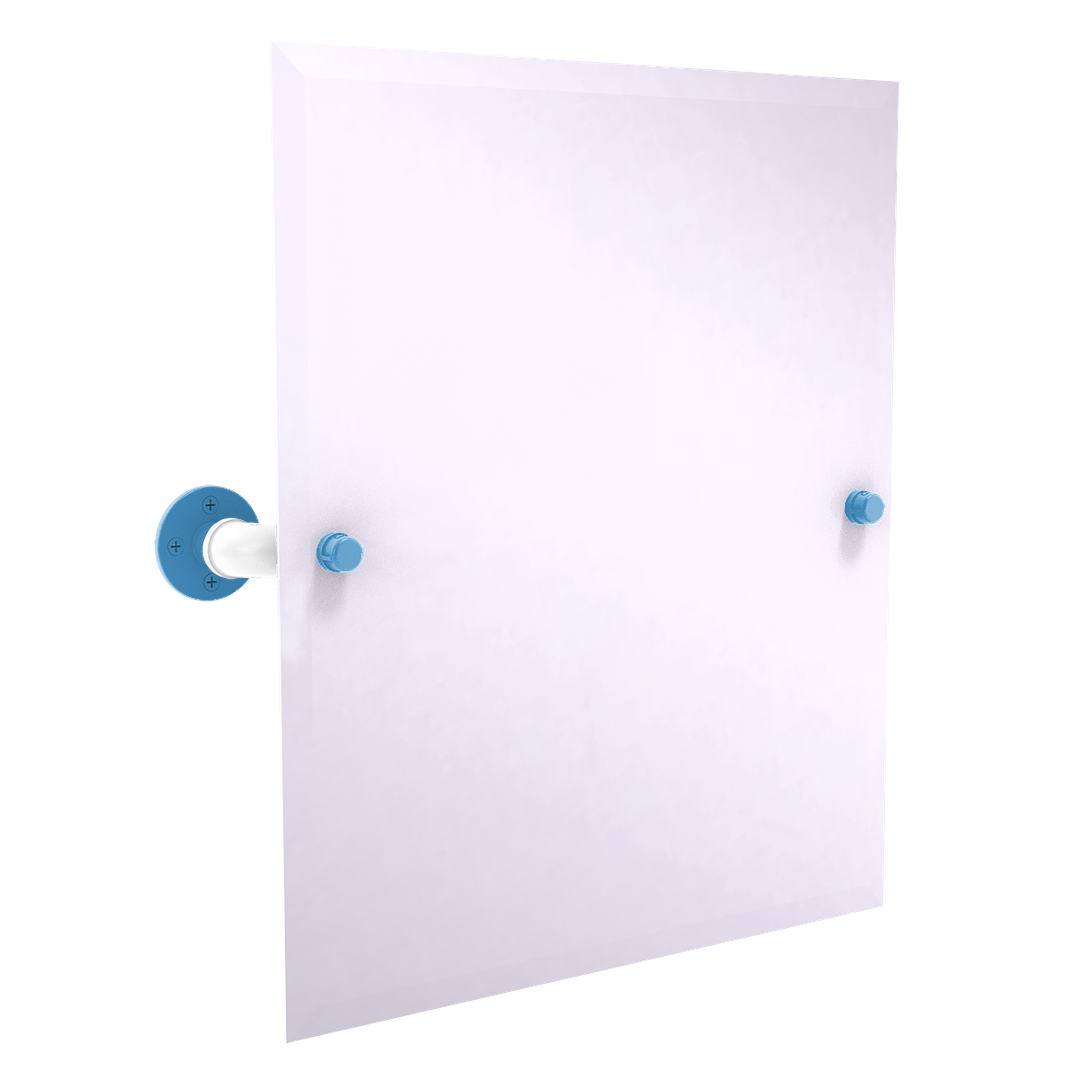 Collegiate Collection Frameless Rectangular Wall Mounted Tilt Mirror Chapel Hill Game Day Edition