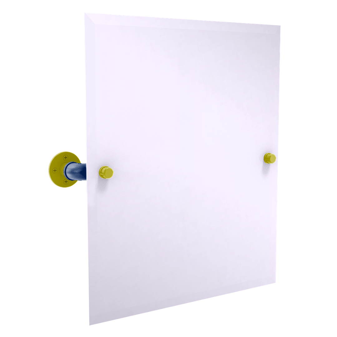 Collegiate Collection Frameless Rectangular Wall Mounted Tilt Mirror Steel City Game Day Edition