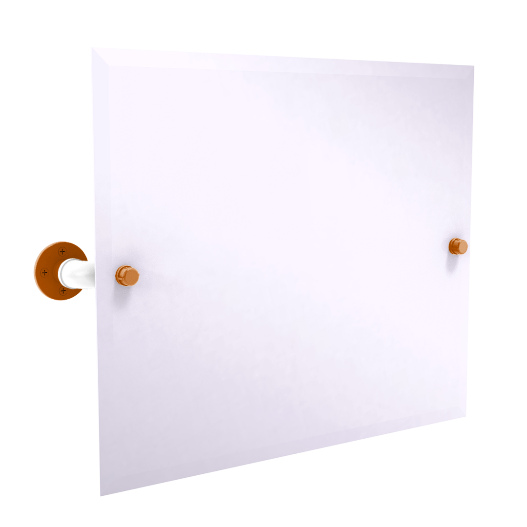 Collegiate Collection Landscape Rectangular Wall Mounted Tilt Mirror Austin Game Day Edition