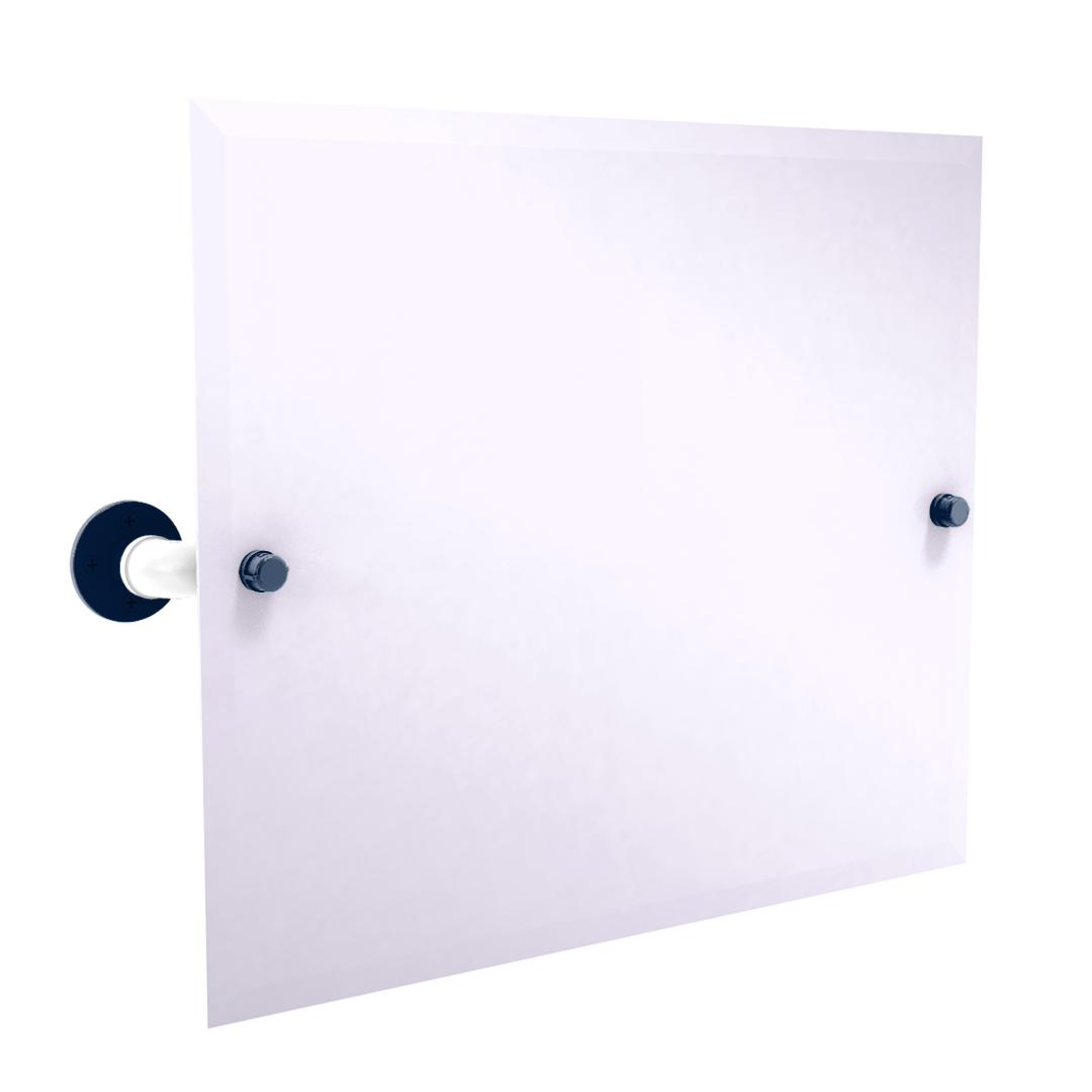 Collegiate Collection Landscape Rectangular Wall Mounted Tilt Mirror Keystone State Blue and White Edition