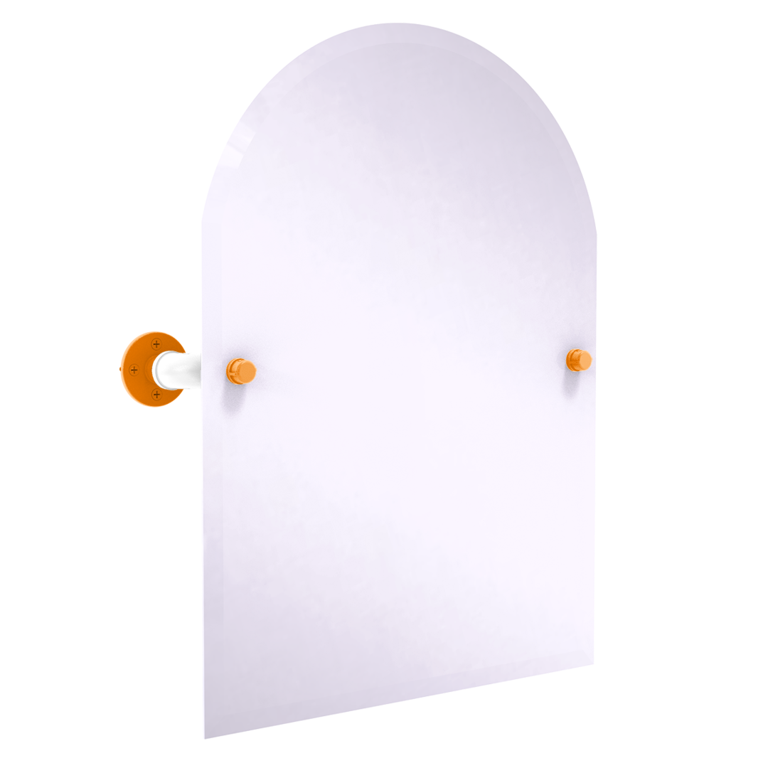 Collegiate Collection Frameless Arched Top Wall Mounted Tilt Mirror Knoxville Game Day Edition