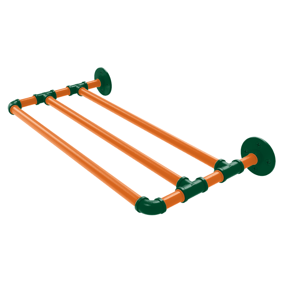 Collegiate Collection Wall Mounted Towel Shelf South Beach Game Day Edition