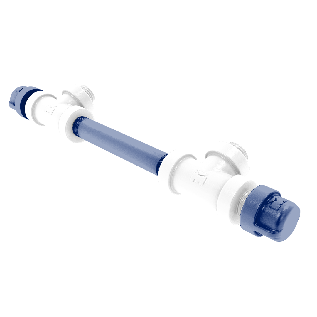 Collegiate Collection 7 Inch Overall Cabinet Pull Durham Blue and White Edition