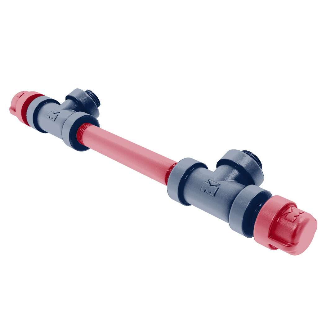 Collegiate Collection 7 Inch Overall Cabinet Pull Tucson Red and Blue Edition